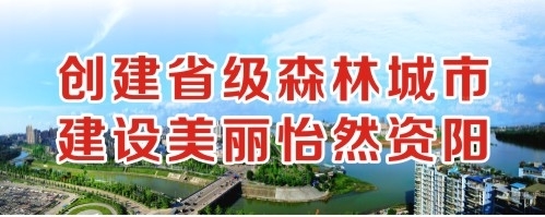 QQ操逼视频创建省级森林城市 建设美丽怡然资阳